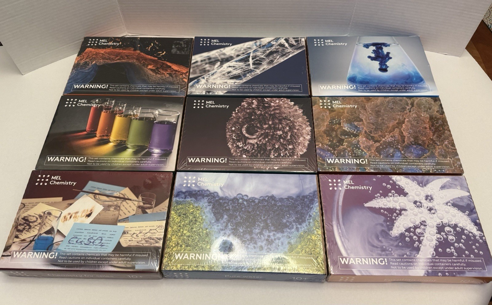 Mel Science Chemistry Homeschool Kits 8 Brand New Sealed Ages 10+ Lot Of 9