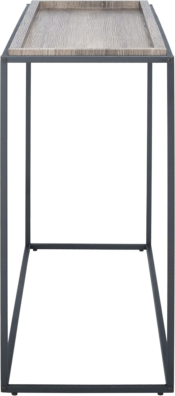 Andey Brown/Black Console Table for Living Room, Bedroom, Office & Hallway