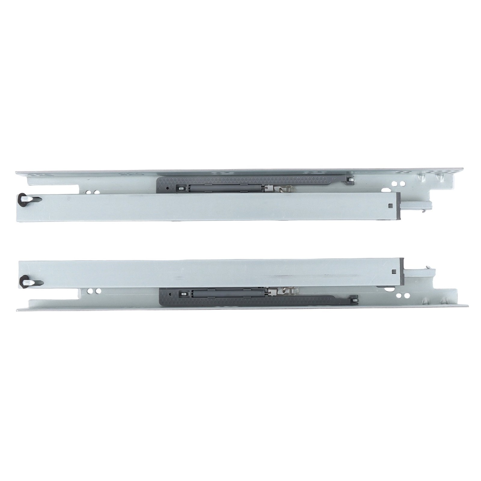 18" Undermount Drawer Slides 3D Lock 100LB Load Soft Close