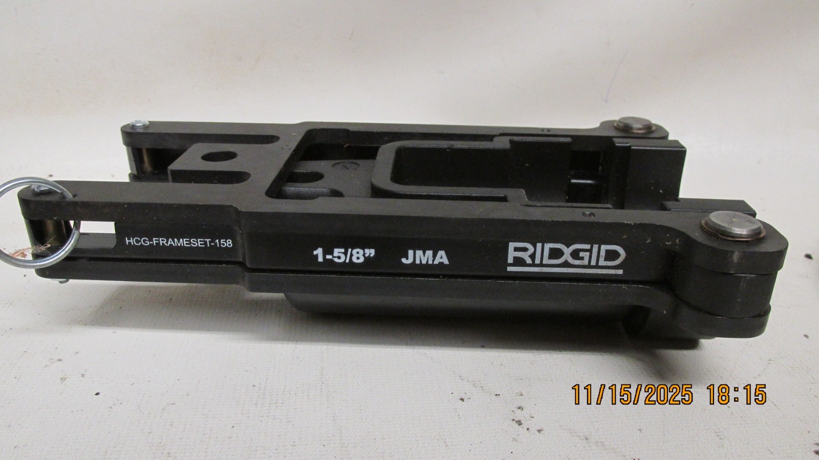 Ridgid hcg frame set compression tool 1-5/8" jma compression frame set