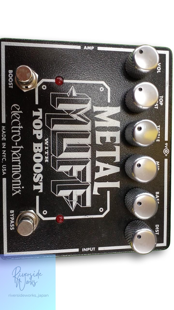ELECTRO-HARMONIX METAL MUFF WITH TOP BOOST Pedal JP