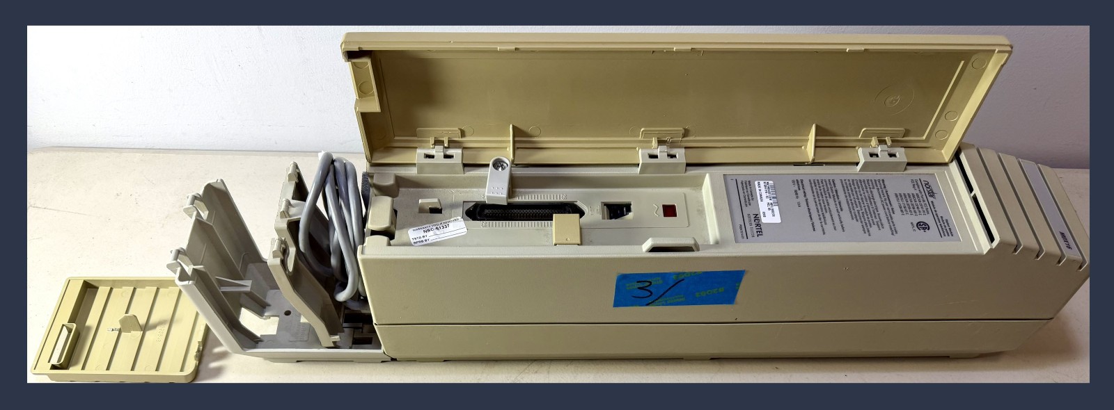 Nortel NTBB41FB93 Rel 05 0x16 Fiber Station Module w bracket & Free Ship #812-3