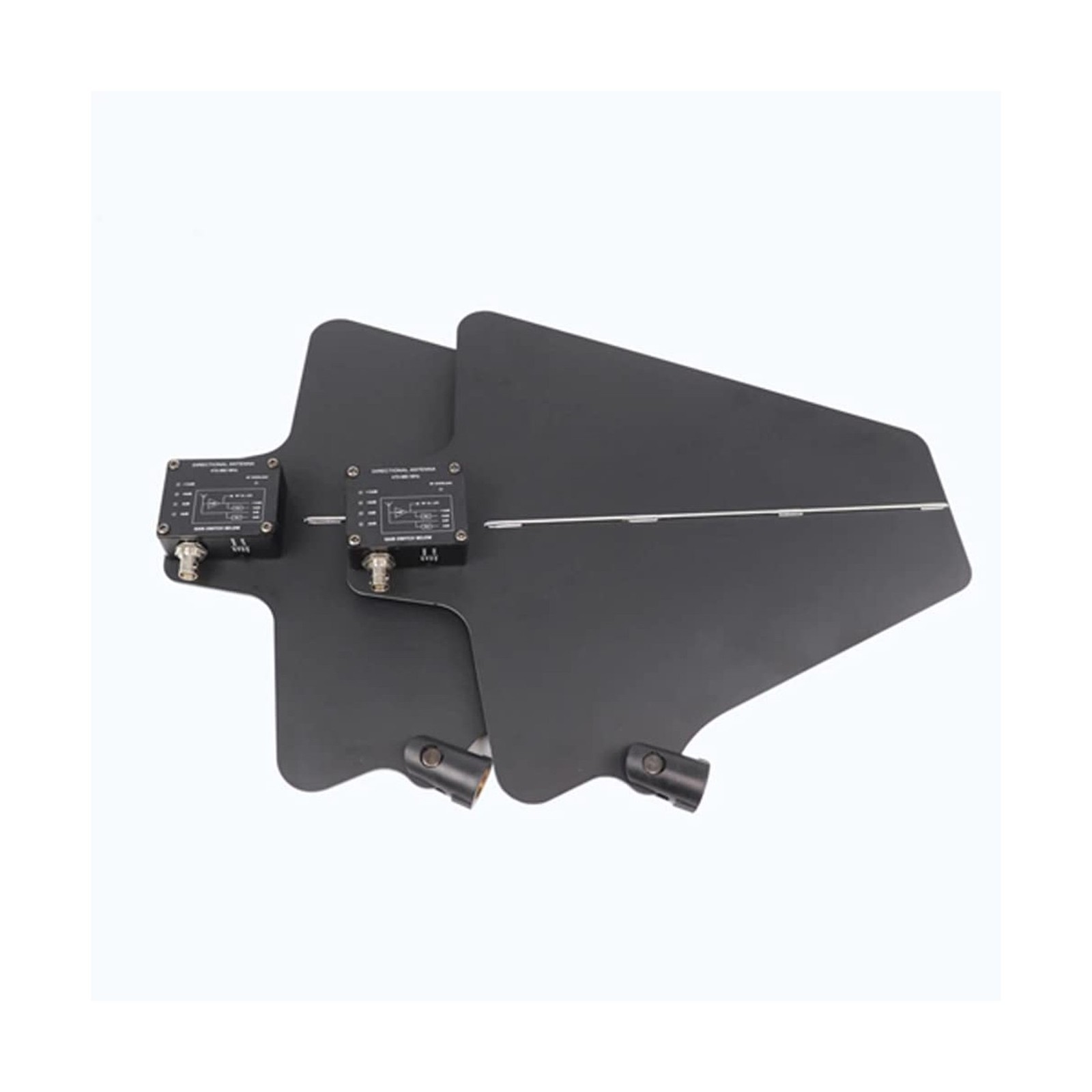 2 PCS UHF Active Directional Antenna Paddle with Gain Switch for Antenna Dist...