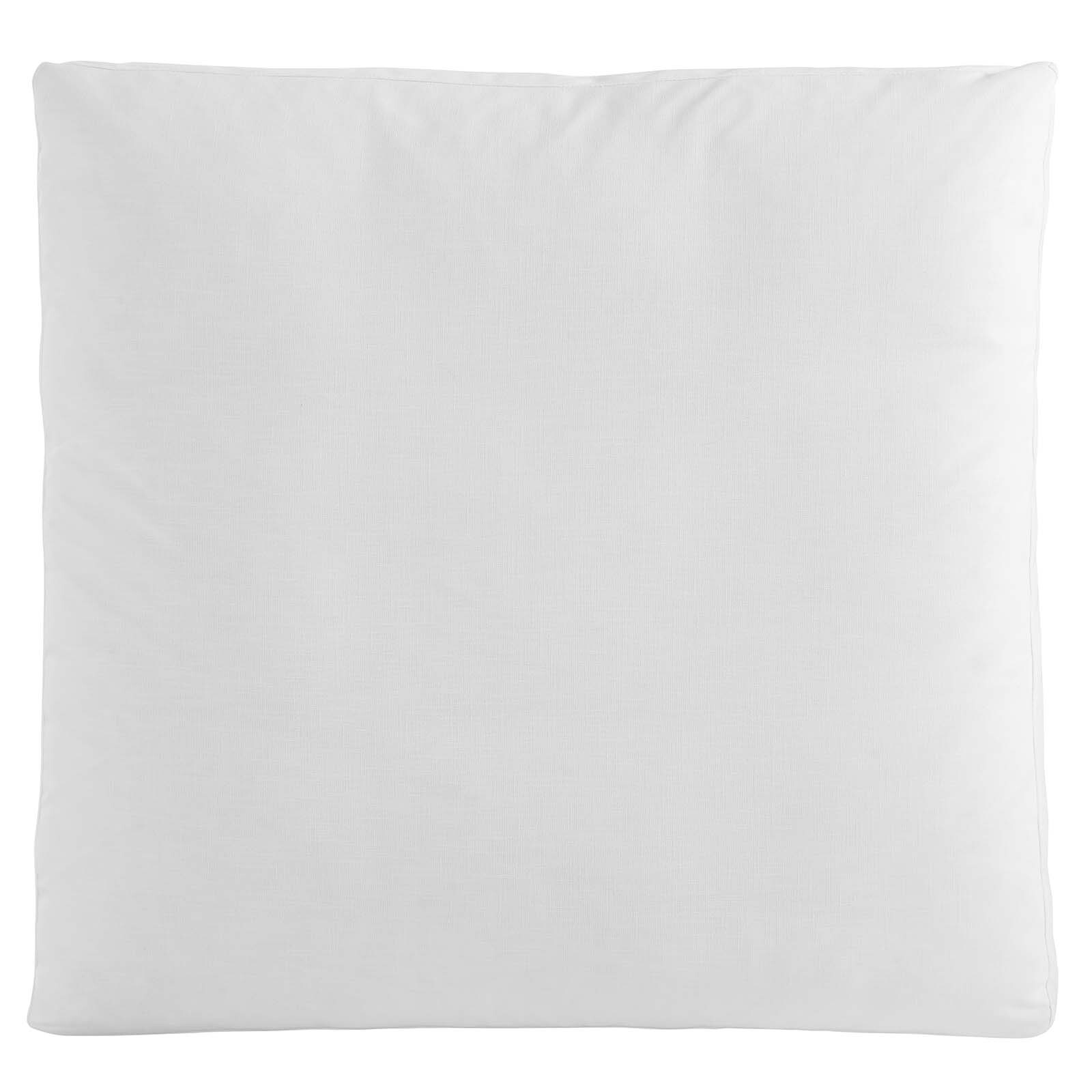 Modway Commix Down Filled Overstuffed Ottoman in Pure White