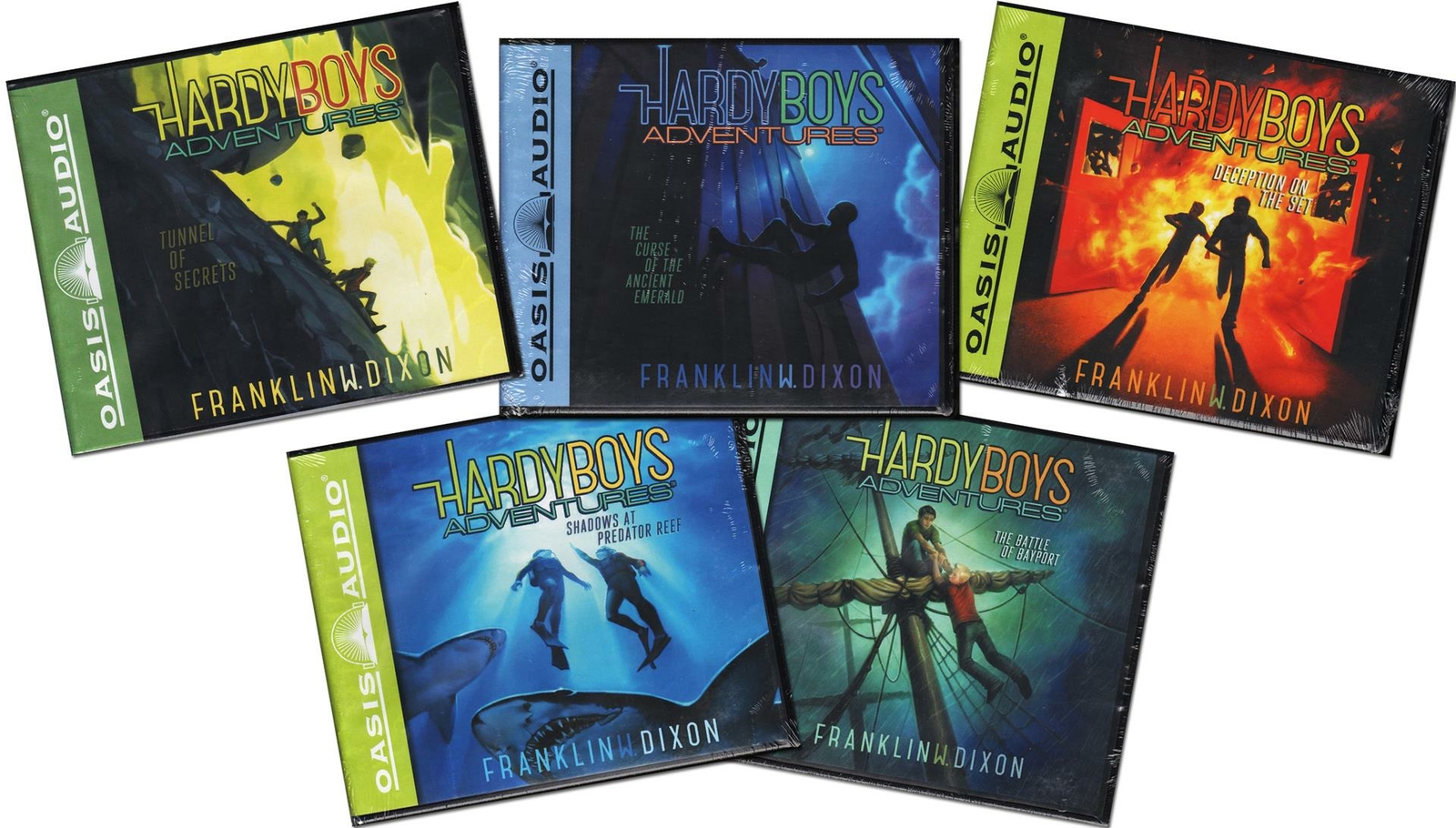 New Lot 5 Hardy Boys Adventures Audiobook Sets 6 7 8 9 10 Franklin Dixon 15 CDs