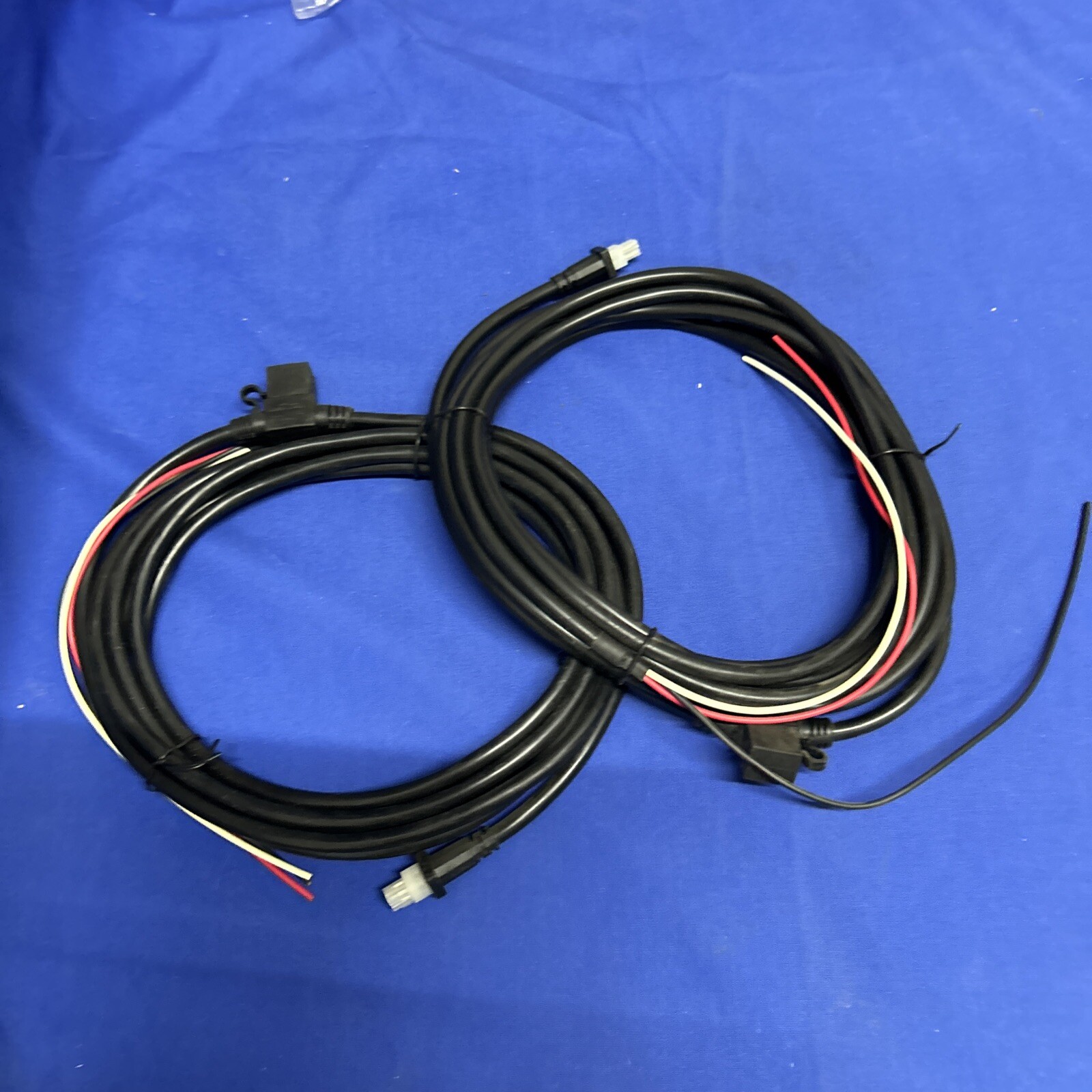 Set of two Sierra Wireless 12 Volt DC GPS Moden  fused Power Cable  2000237