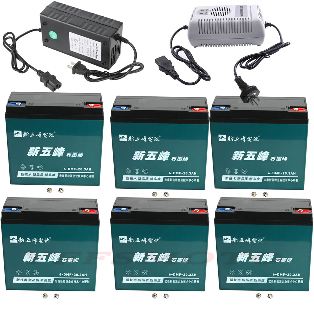 6-DMF-20 12V 20Ah Battery 6-DZF-20 6-DZM-20 for Go Kart Scooter ATV Wheelchair