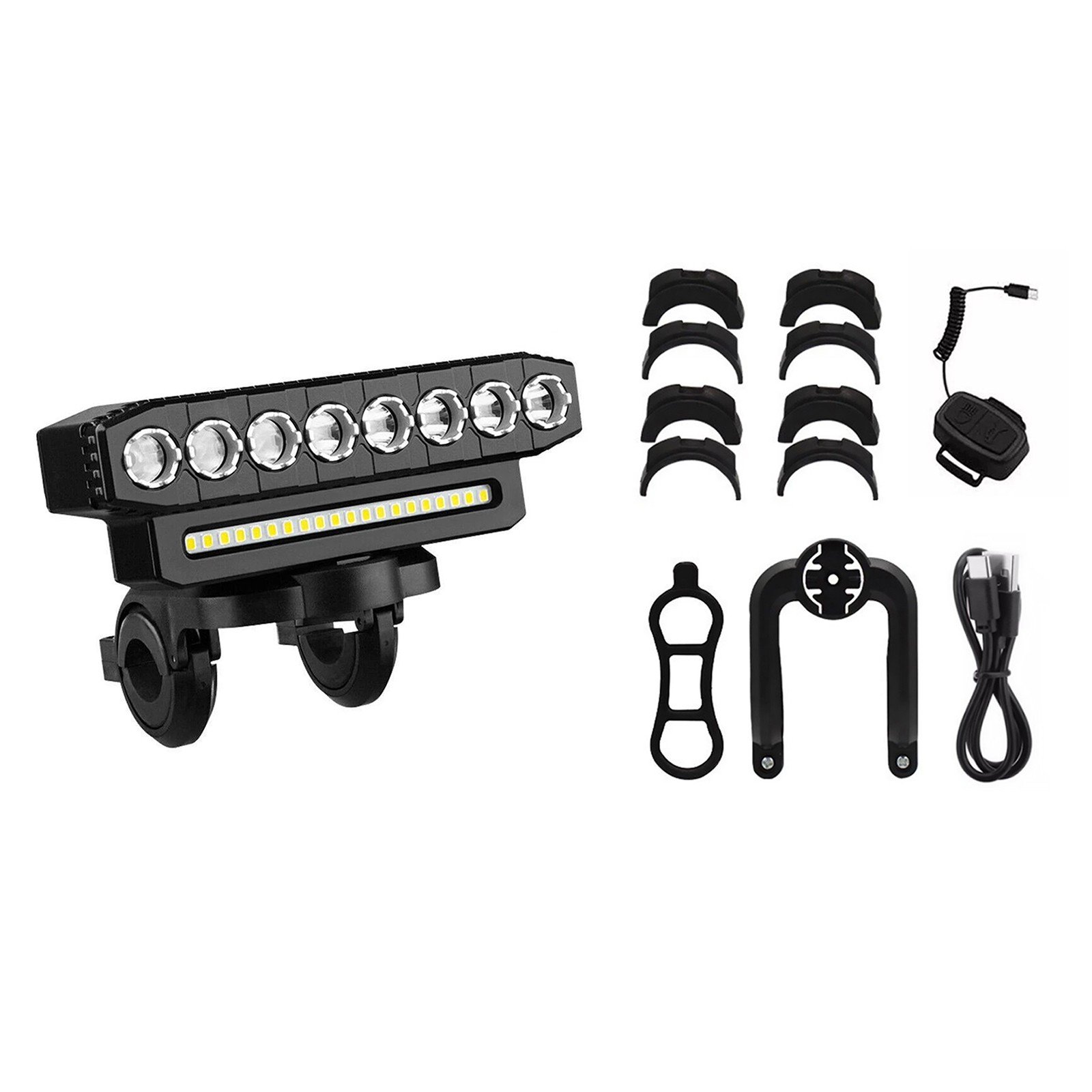 8*LED+20*SMD Lamp Core Bicycle Front Headlight Super Bright LED Bike Light