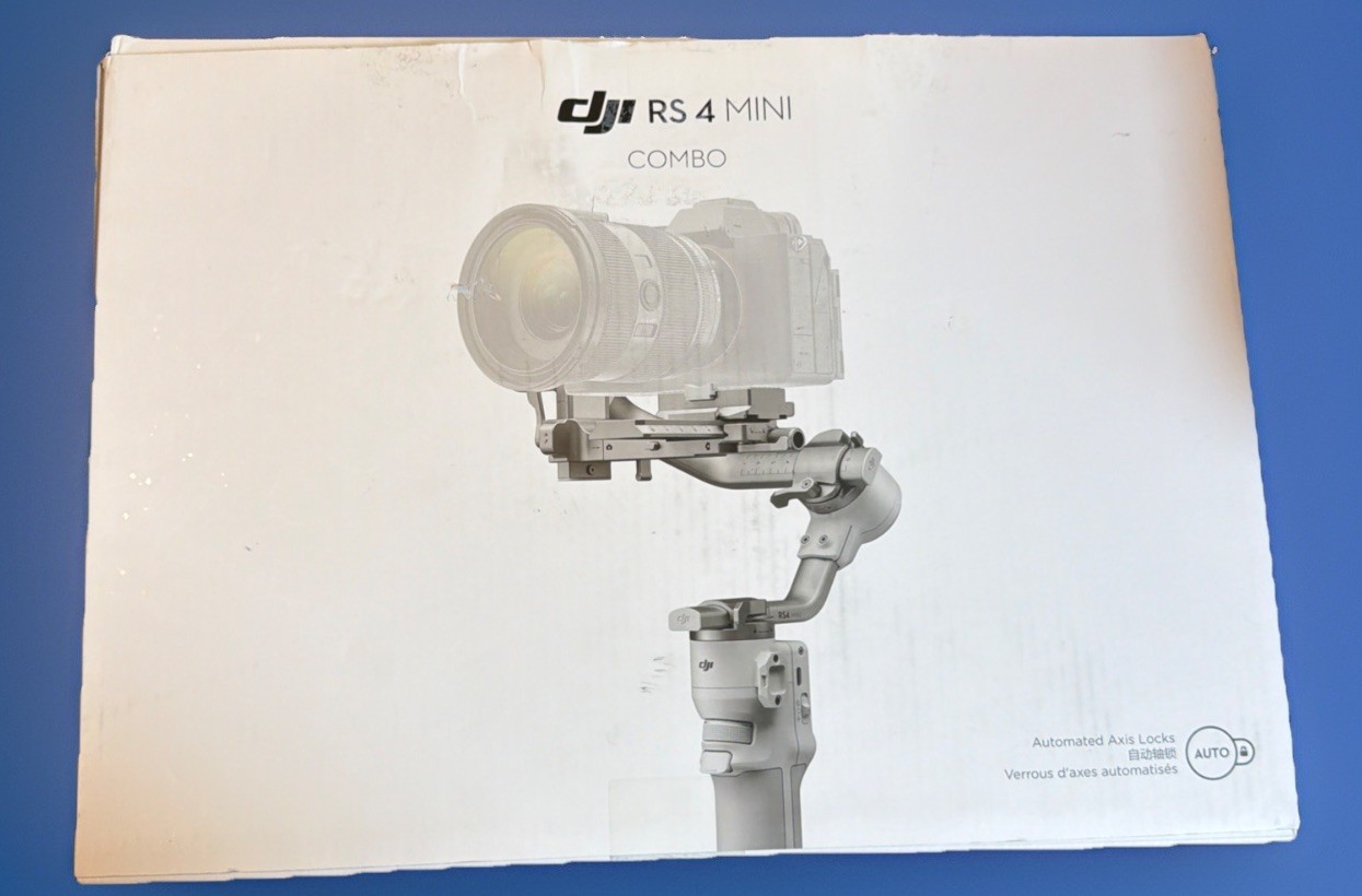 DJI RS 4 Mini Combo Camera/Smartphone Gimbal Stabilizer  Open Box AI Tracking