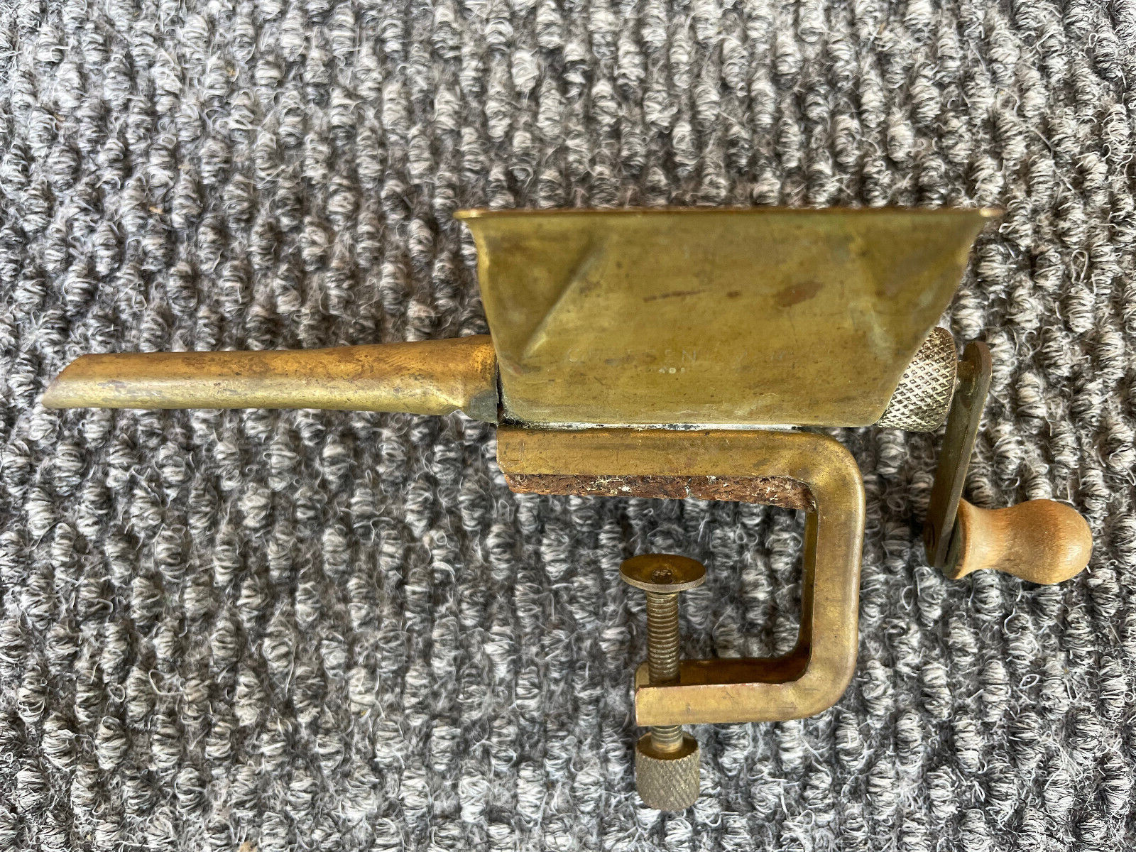 Antique Crescent Marvel Brass Cigarette Maker USA Rare