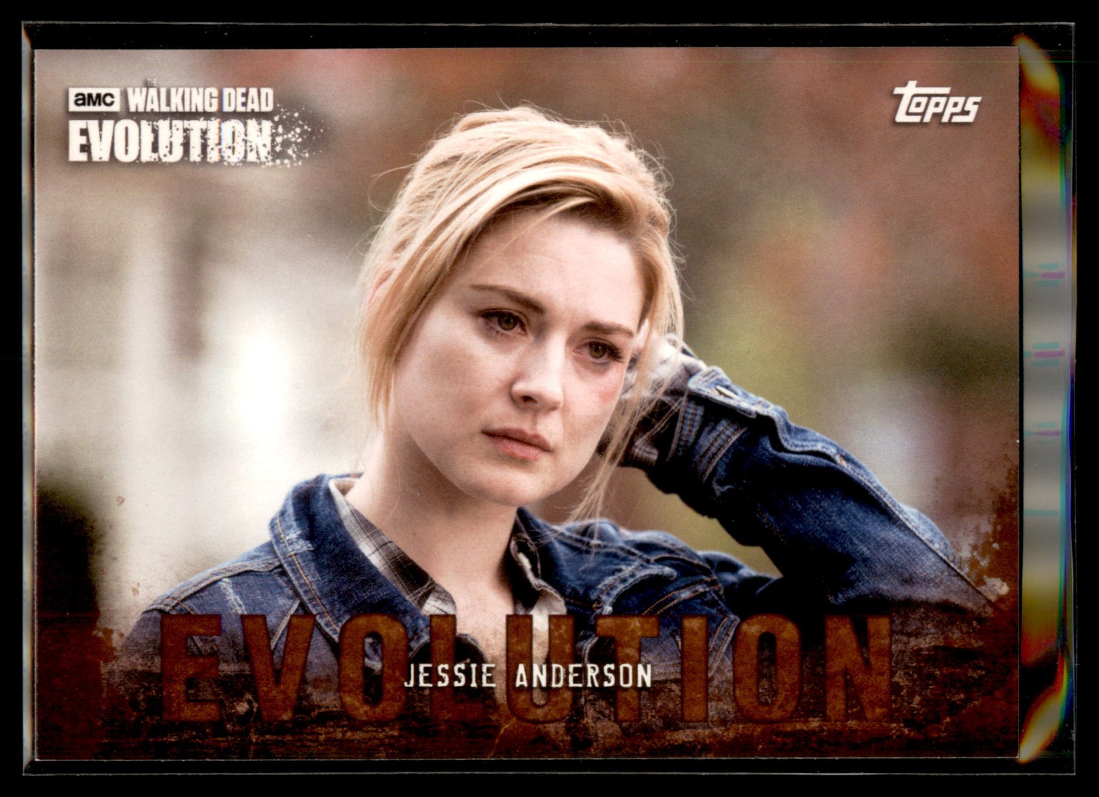 2017 Topps Walking Dead Evolution BROWN Parallel #83 Jessie Anderson