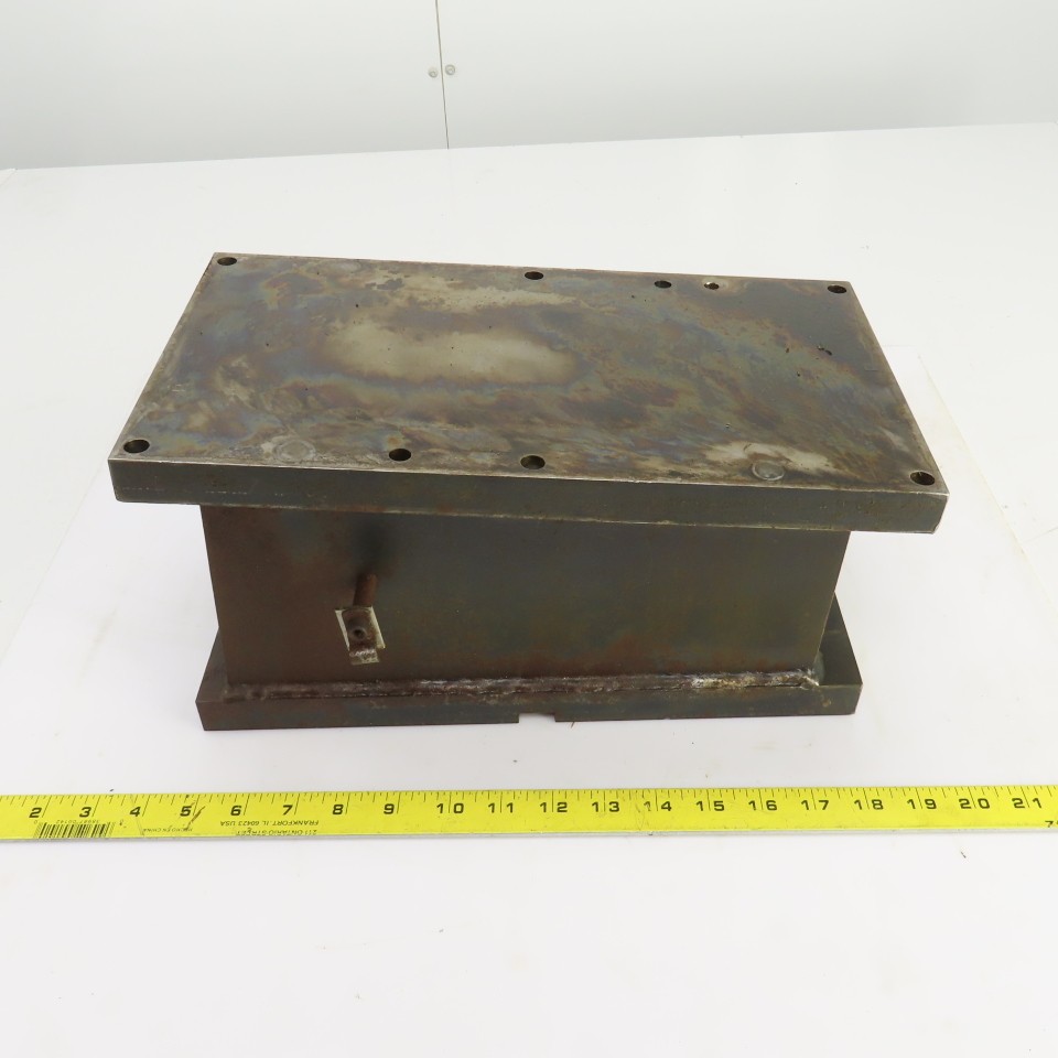 14" x 8" x 7-1/2"H Angled 5° Steel Riser Block Setup Fixture 7/8" Thick