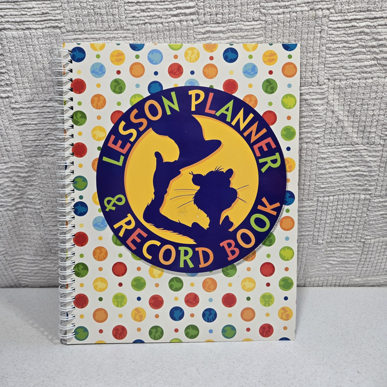 Dr Seuss Teacher Lesson Planner and Record Book Plan Weekly New