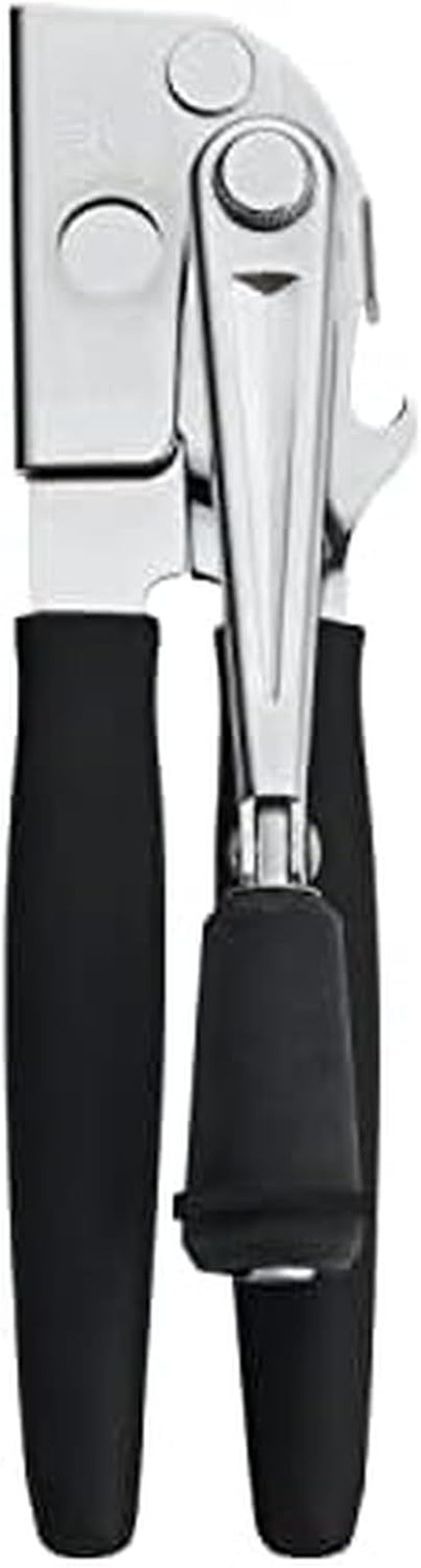 Easy-Crank Can Opener with Folding Handle, Black