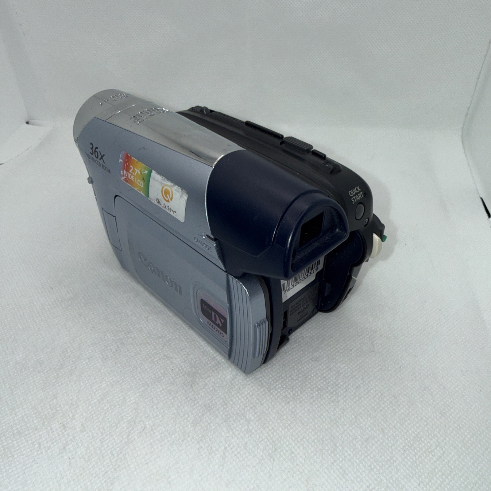 Canon MD205 Handheld MiniDV Camcorder Untested