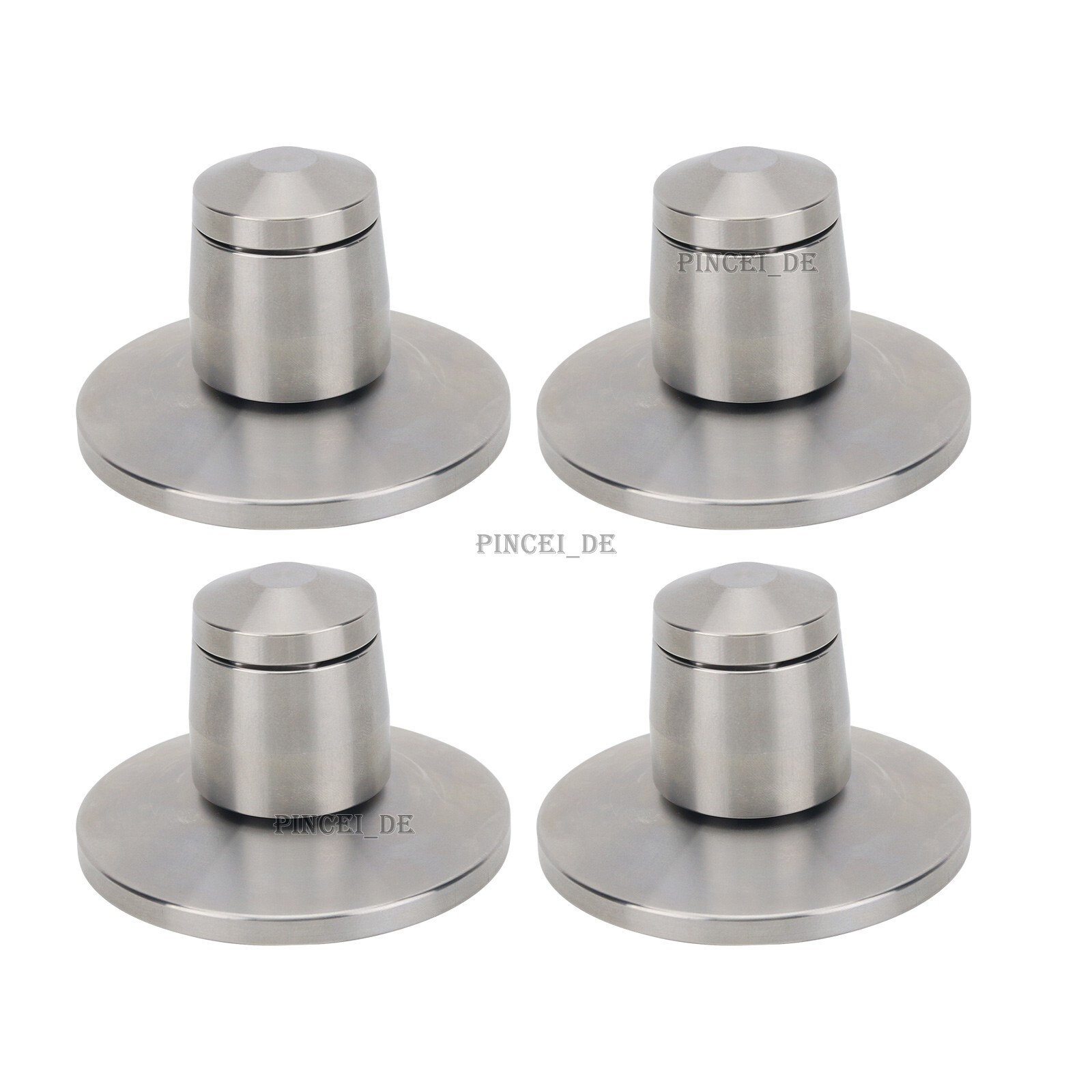4PCS Speaker Spikes Feet Speaker Isolation Spikes w/ Base Suitable for Speakers