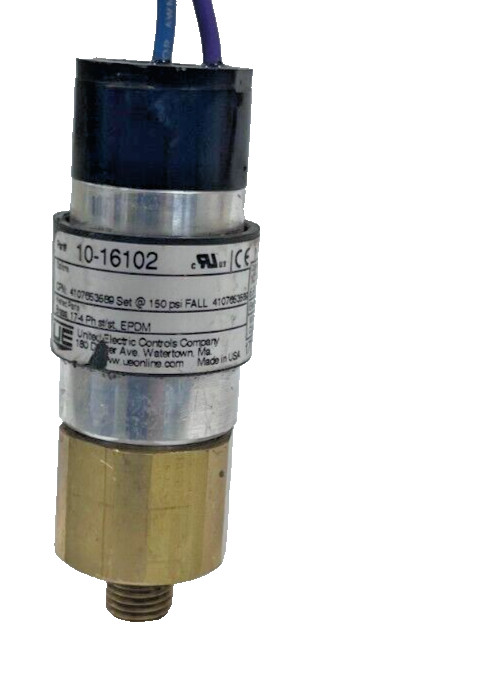 United Electric Co. P 10-16102 CPN 4107653589 Pressure Pressure Switch