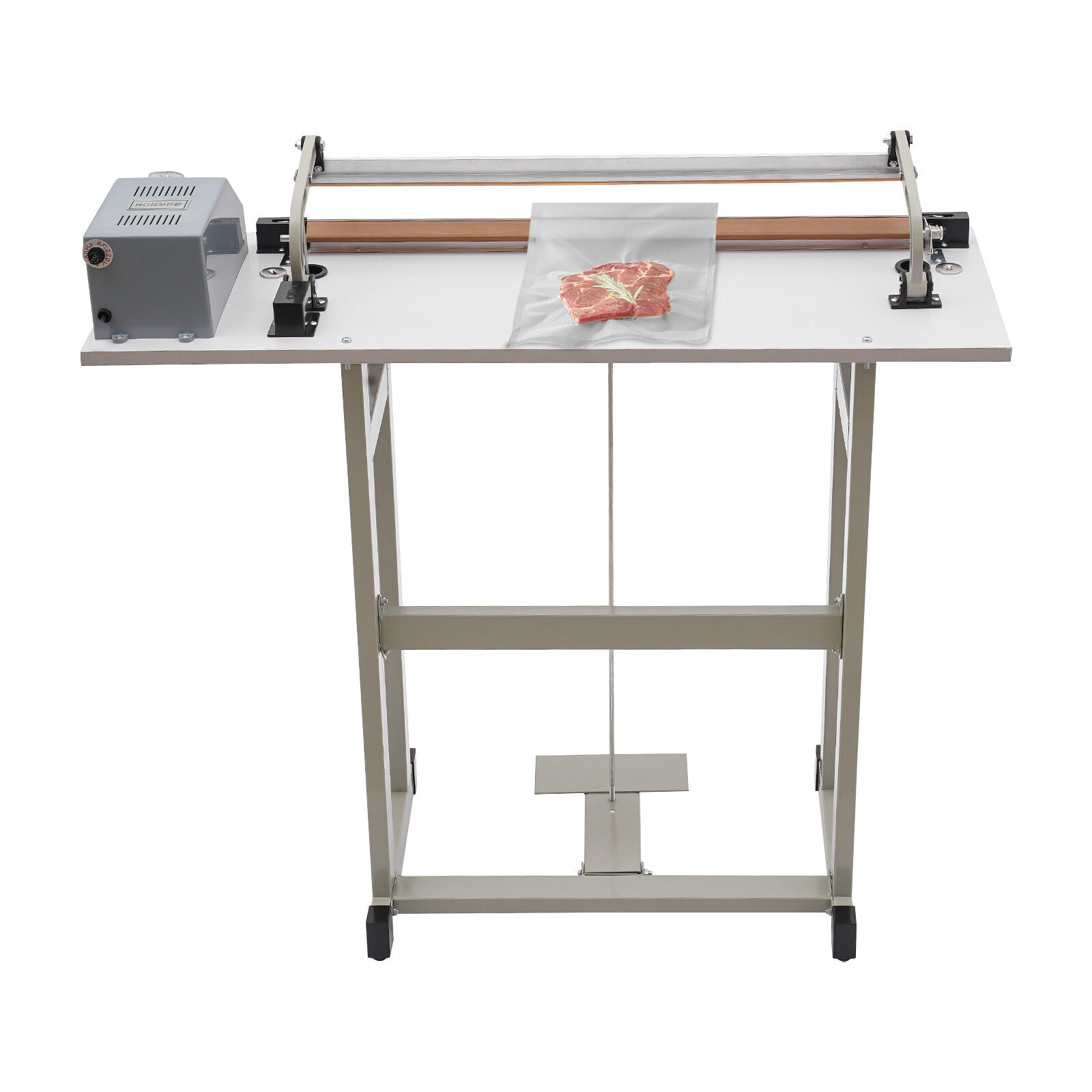 22.83" Foot Pedal Impulse Sealer heat sealing machine,Plastic Bag sealer 110V