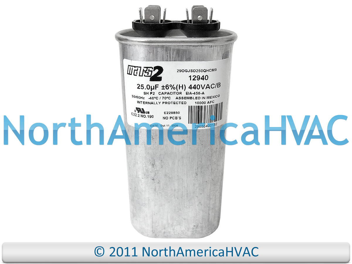 Jard Mars Mars2 Oval Run Capacitor 25 uf MFD 440 volt 12940