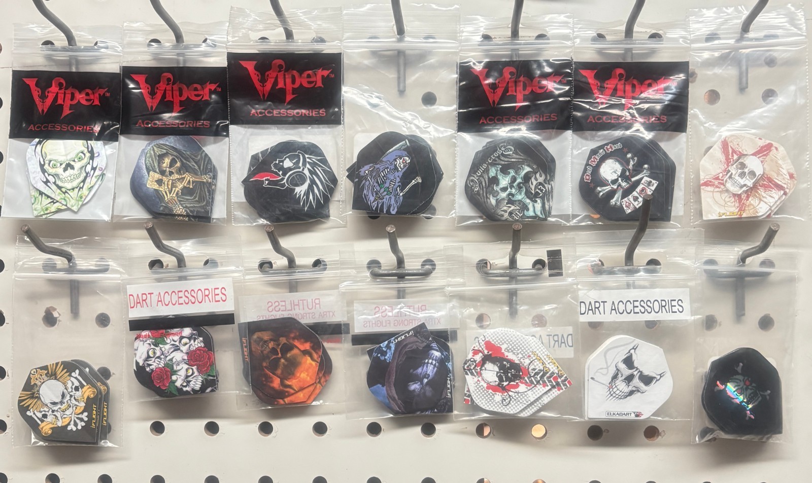 14 Sets Standard Shape SKULL(S) Dart Flights