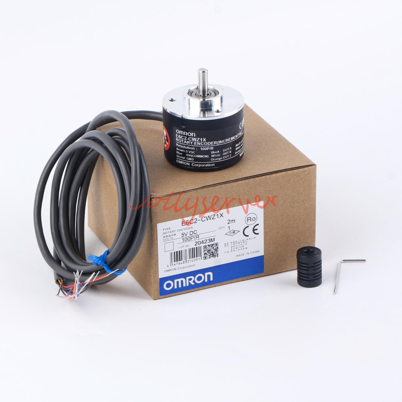 1PC E6c2-cwz1x 100p/R Omron Incremental Rotary Encoder