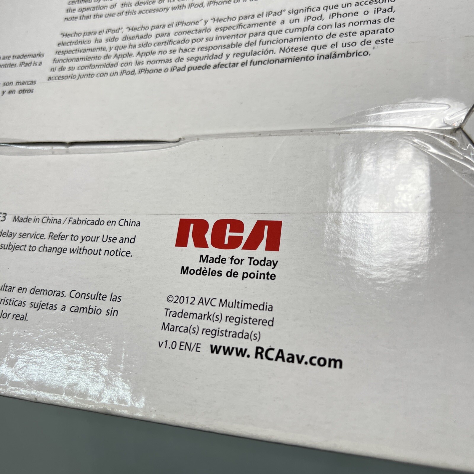 Rca Wireless Speaker With Airplay For Ipod , Iphone And Ipad Old Generation Only