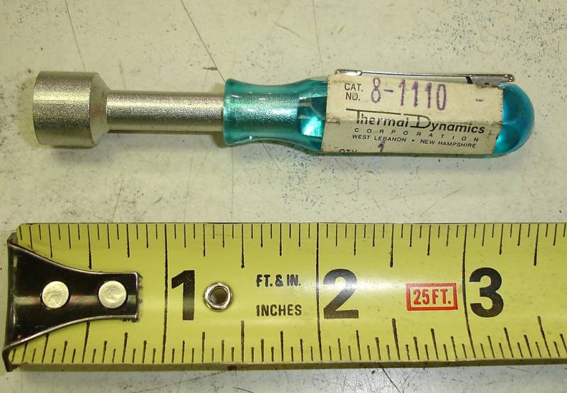 Thermal Dynamics Plasma Tip Wrench 8-1110 Xcelite  PCH-100 3/8 Nutdriver