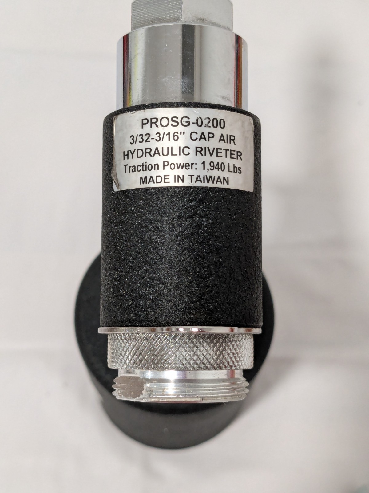 PRO-SOURCE Air Rivet Tool: 0.551" Stroke Length MISSING SAFETY CAP PROSG-0200