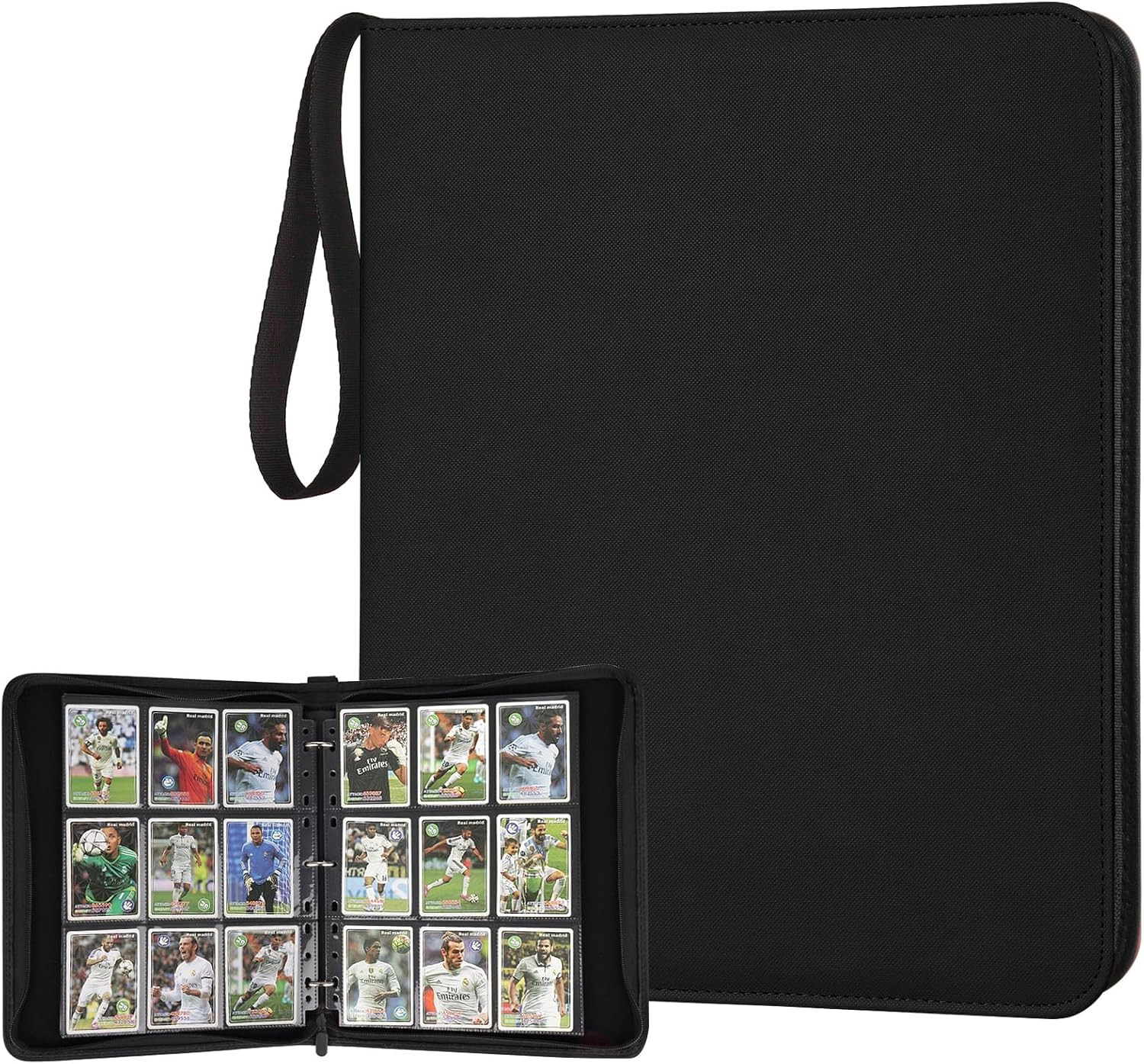 9 Pocket Card Binder, Premium Zip Trading Card Binder, 720 Double Sided Pocke...