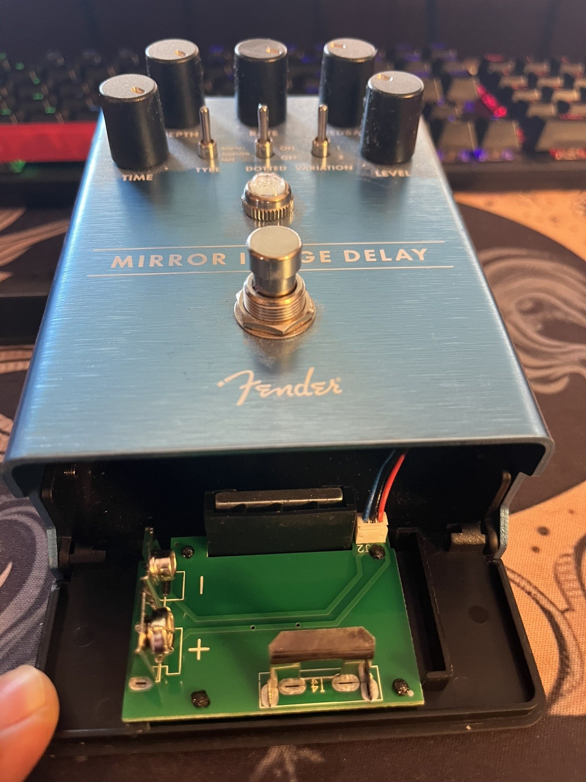 Fender Mirror Image Delay Electric Guitar Effects Pedal
