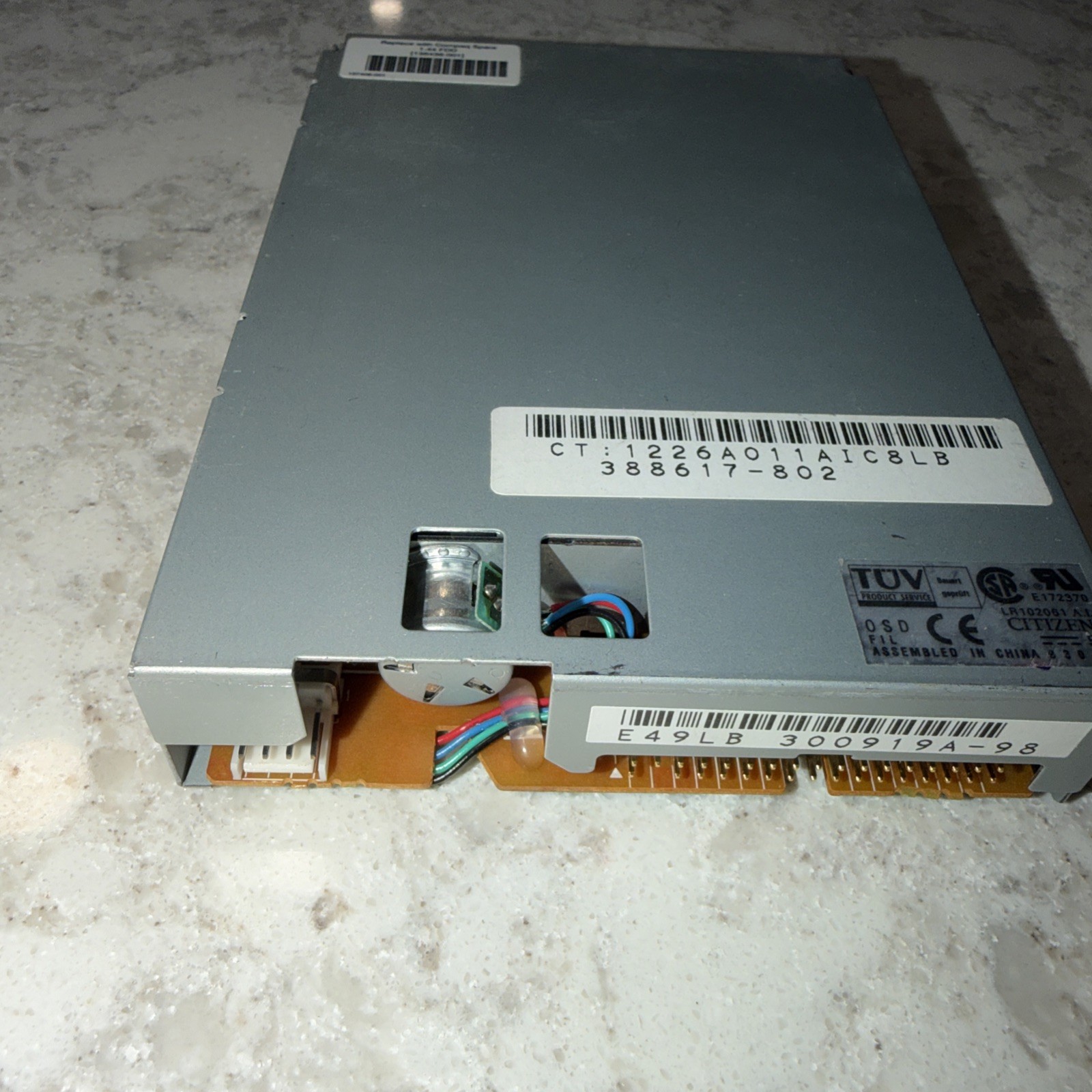 Vintage Compaq 3.5 internal floppy disk drive