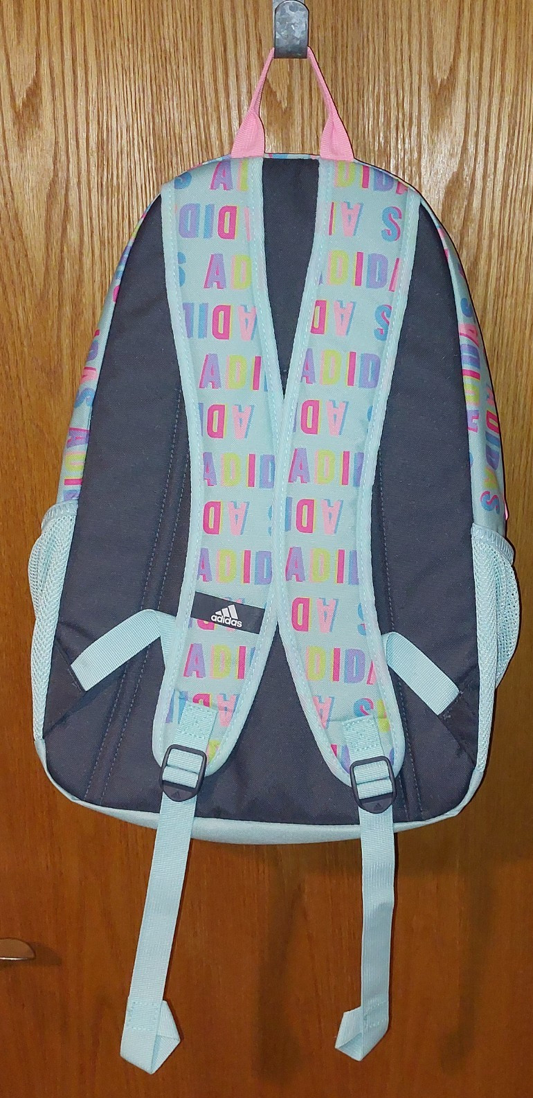 New Adidas Foundation 6 Backpack Aqua Pink Spark