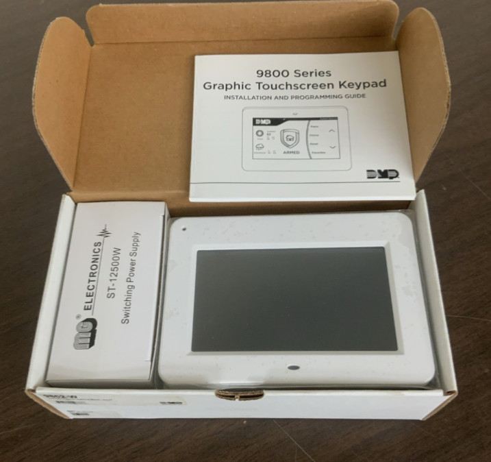 DMP 9862-W Touch LCD Keypad with Prox / White / NEW!!!🇺🇸