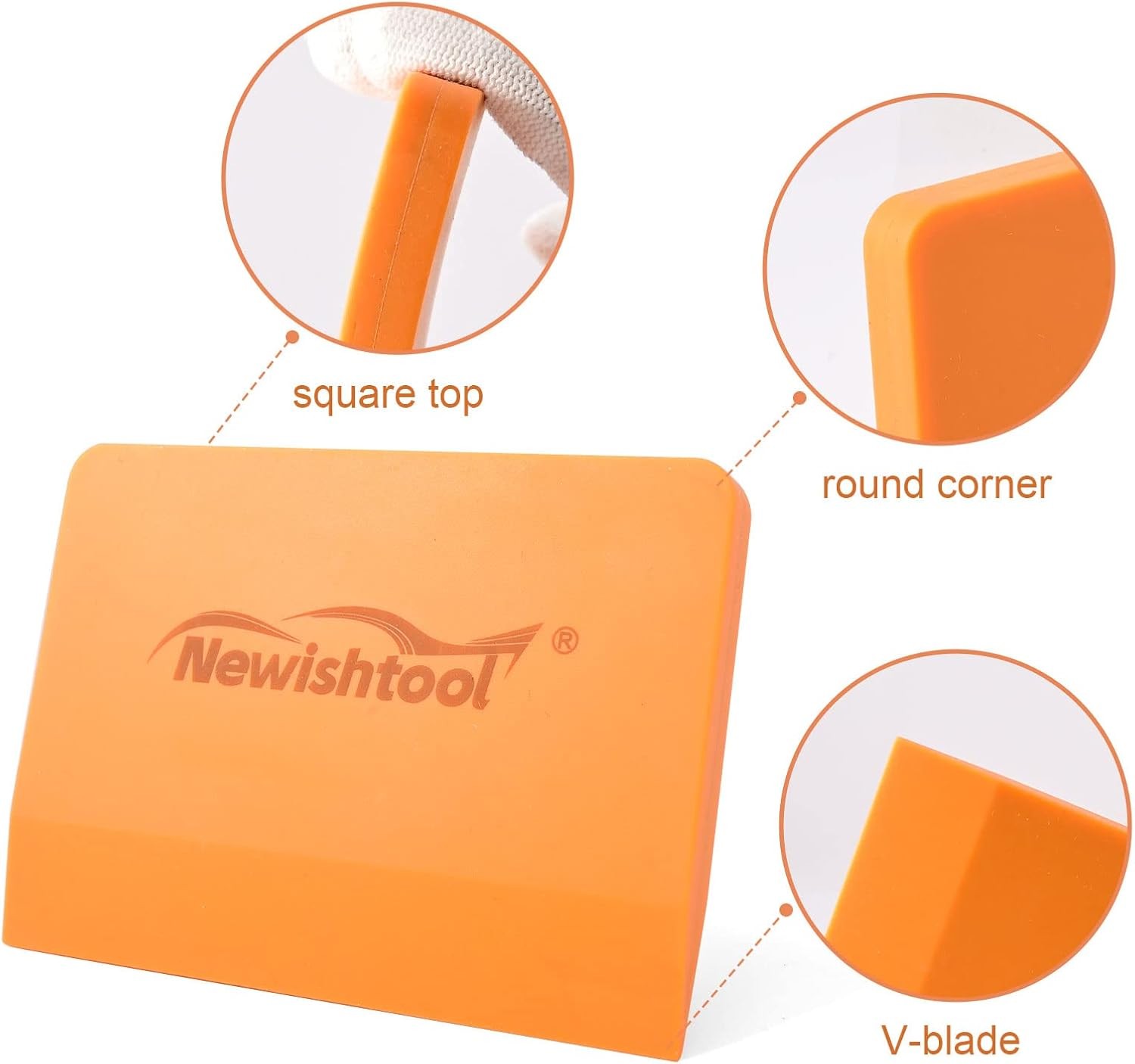 Soft Silicone Small Squeegee for Vinyl, 2 PCS PPF Tools Window Tinting