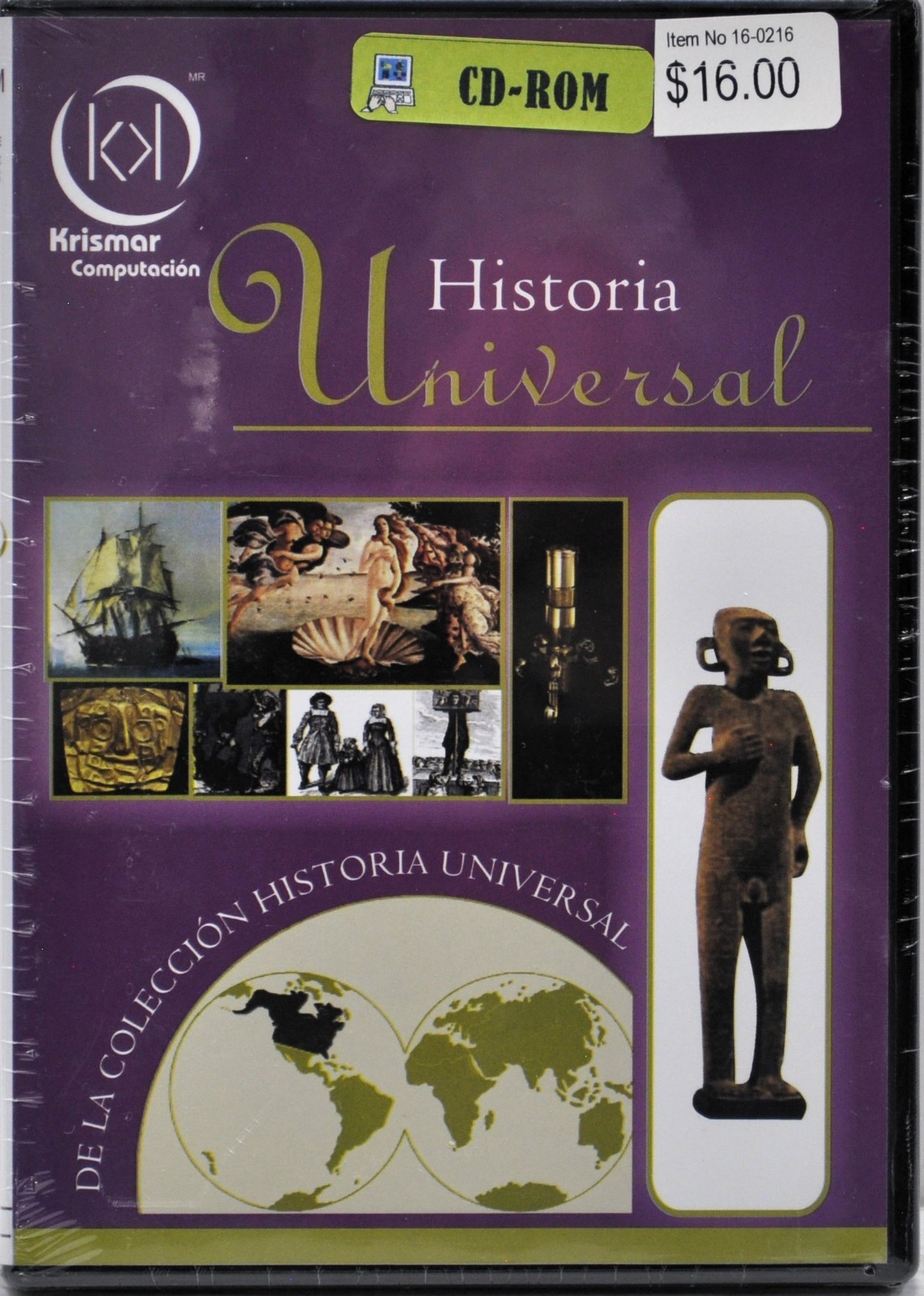 NEW Historia Universal - CD-ROM - Español Mesoamerica - America + Europa Siglo