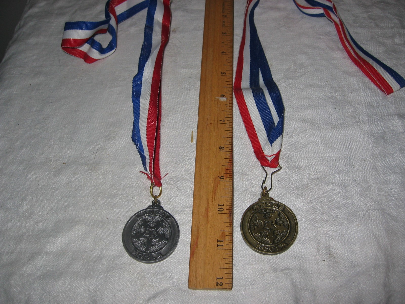 Two Kansas FCCLA Medals w/Neck Ribbons KSU College of Health & Human Sciences
