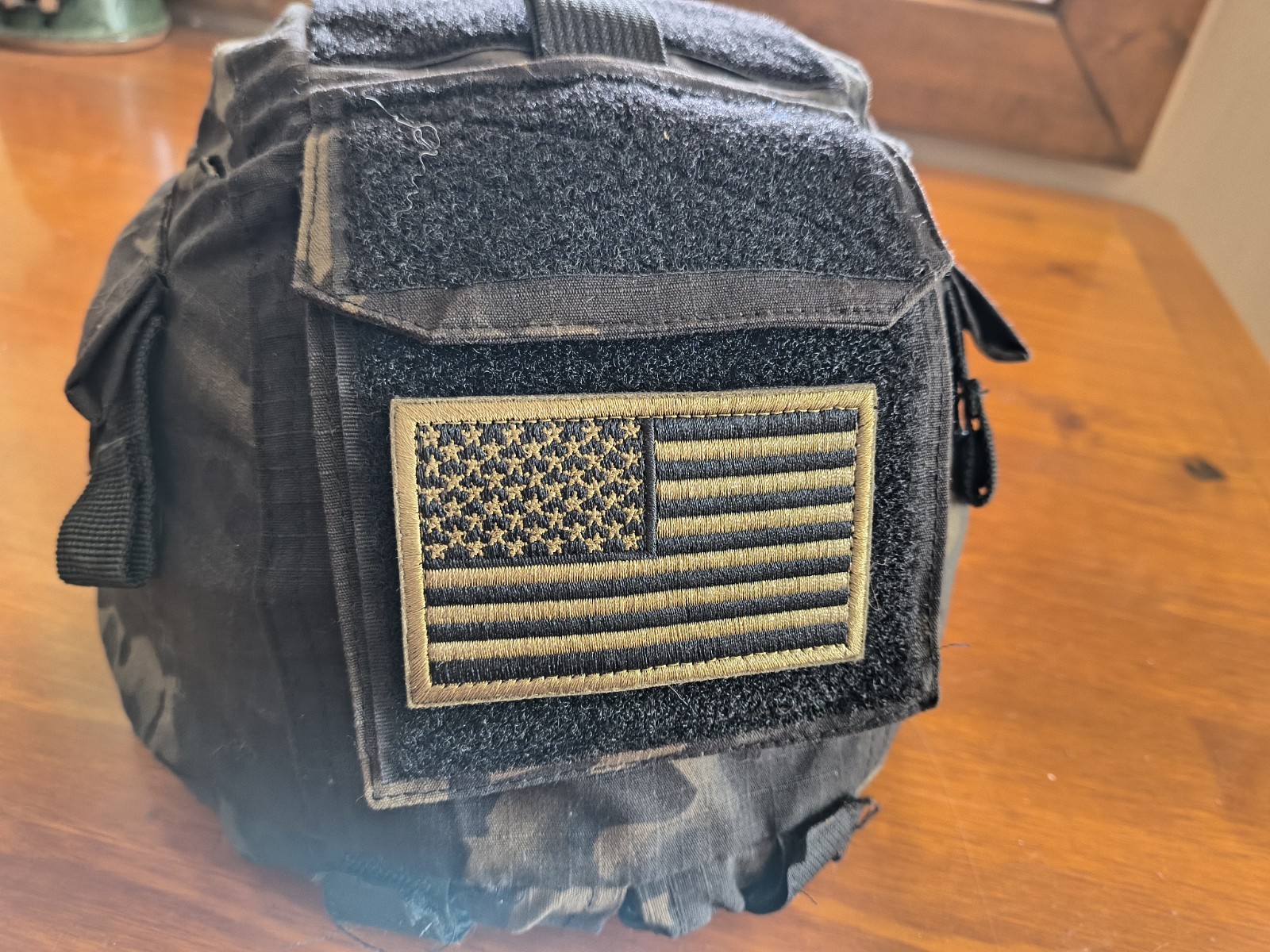 Tactical helmet covers with morale patches