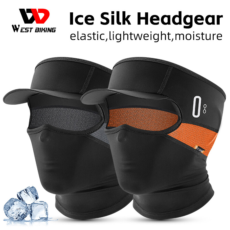 Summer Cycling Cap Sun Hat UV Protection Face Mask Sports Cap Headwear with Brim