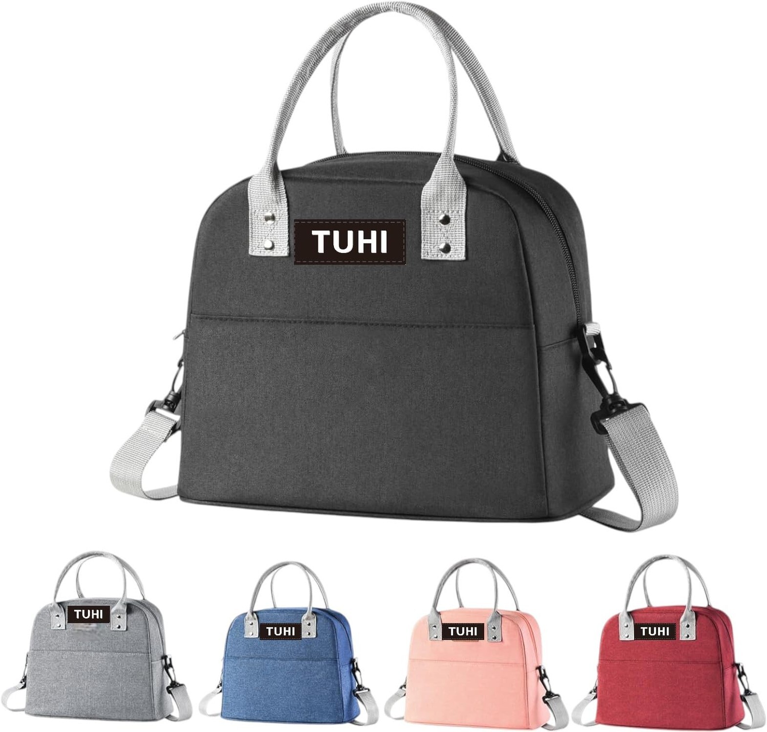Lunch Bag for Women/Men,Waterproof Reusable Portable Lunch Tote. (B... Fast Ship