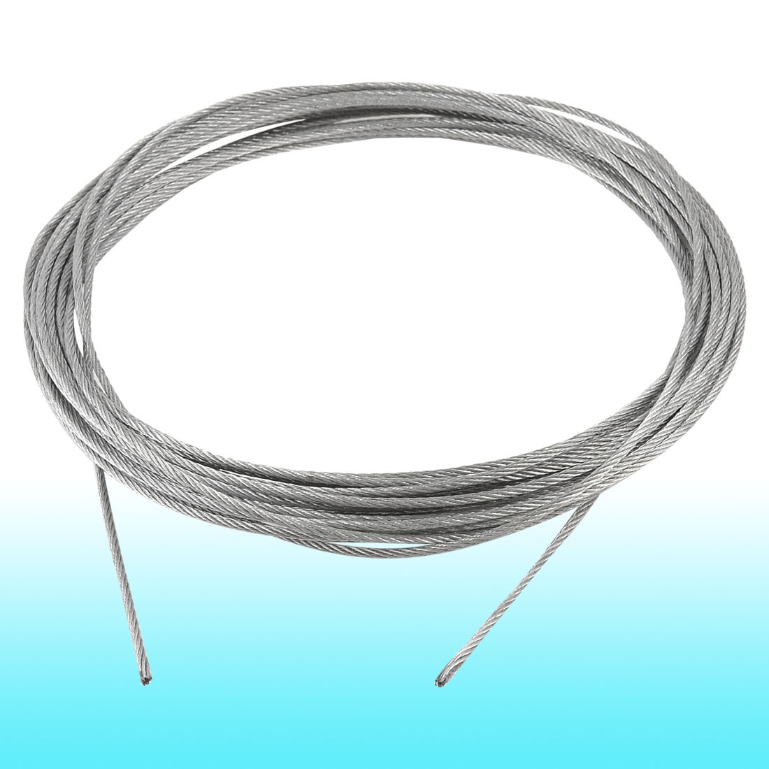 2mm Diameter Flexible Steel Wire Rope Cable 10m Long