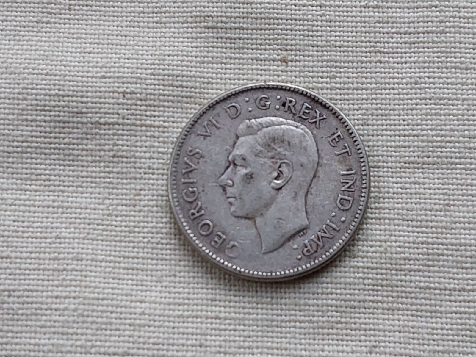 Canada silver 1947 25 cents