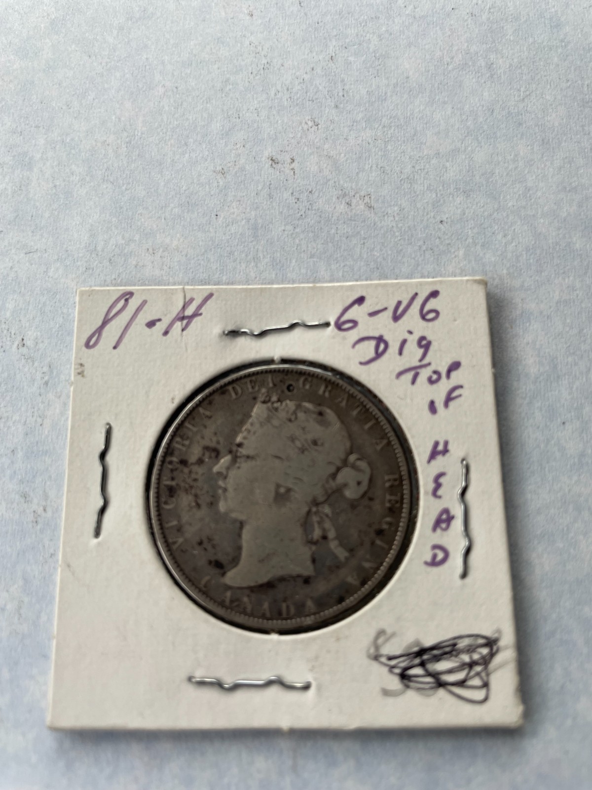 1881-H Canada 50 Cents .925 Silver Pop 150,000