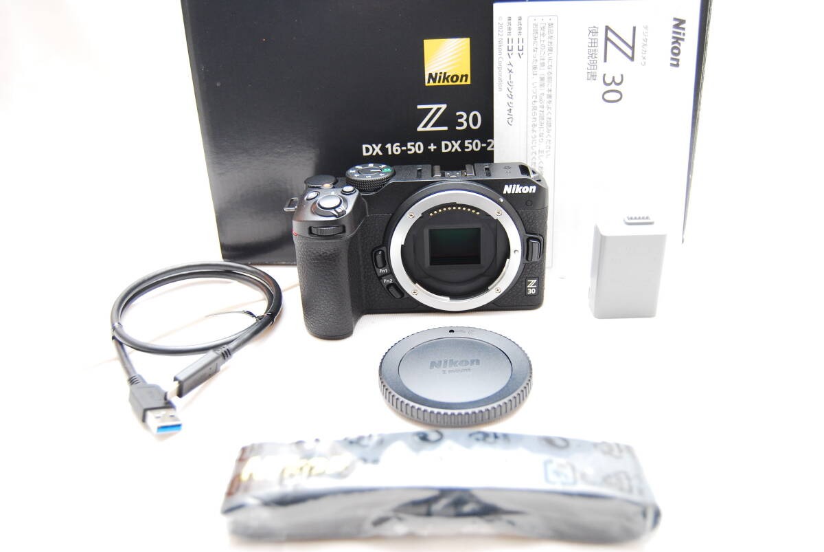 , 443 Shutter Count, Nikon Z30 Mirrorless Camera Body, Z Mount