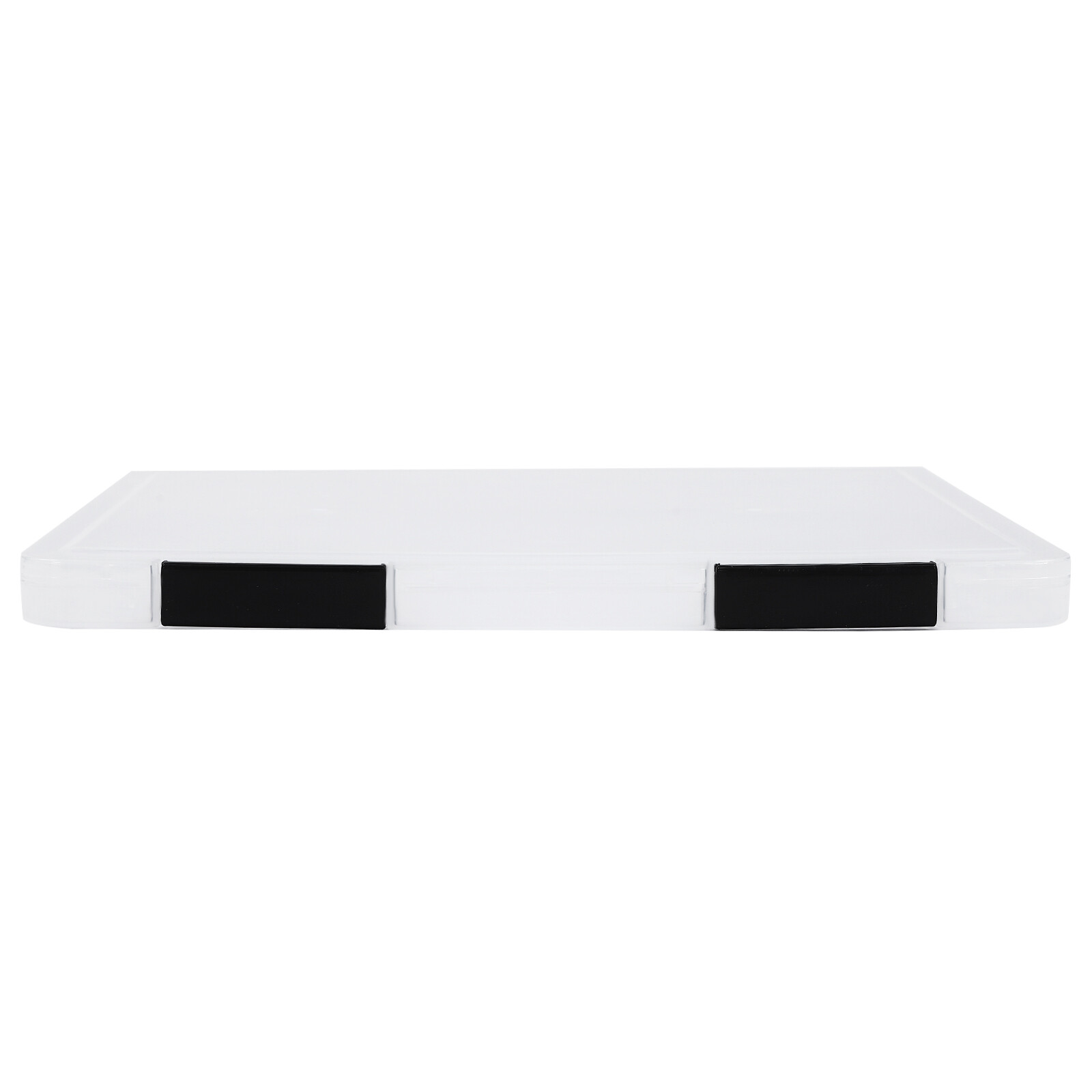 12 Pcs A4 Clear File Boxes Paper Storage Box Document File Holder with Buckle