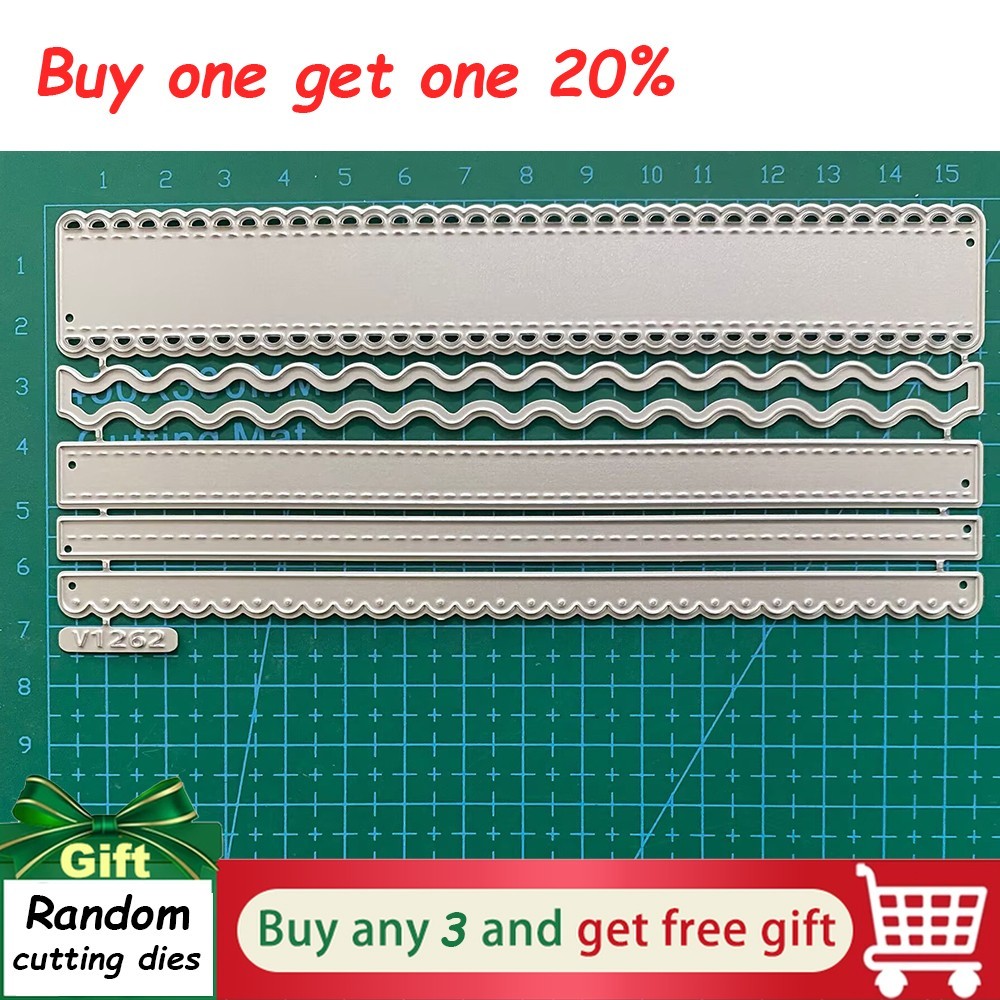 Ribbon & Trim Cutting Dies Scrapbooking Photo Embossing Stencil Paper Card Craft