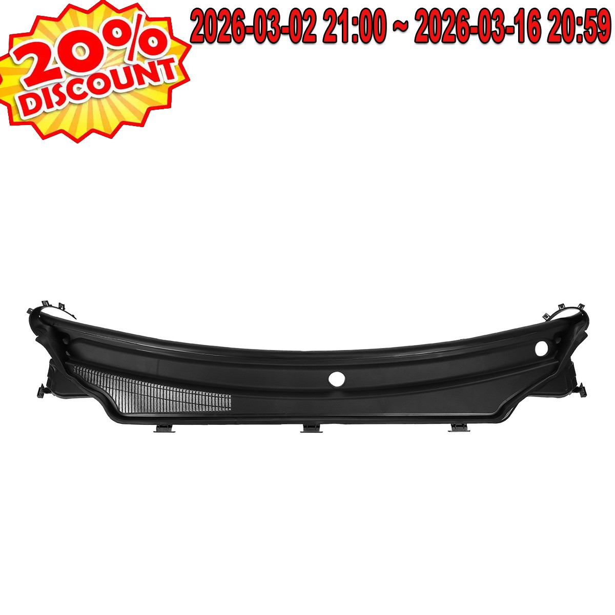 Cowl Panel Upper For 2011-2015 Jeep Grand Cherokee Plastic NEW USA NEW US Ship