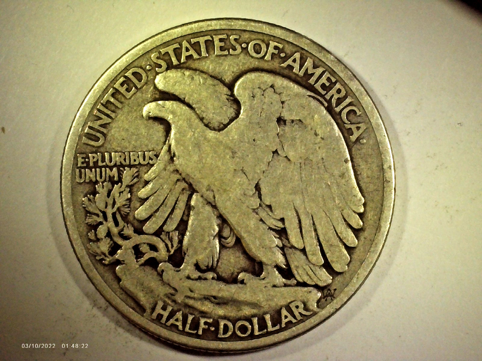 1919-P WALKING LIBERTY HALF DOLLAR