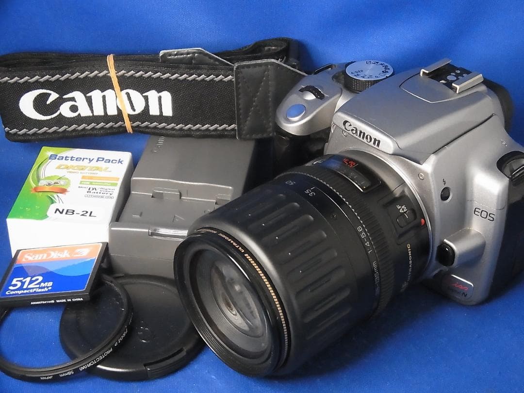 4033 EOS Kiss Digital N Canon battery replaced and other accessories