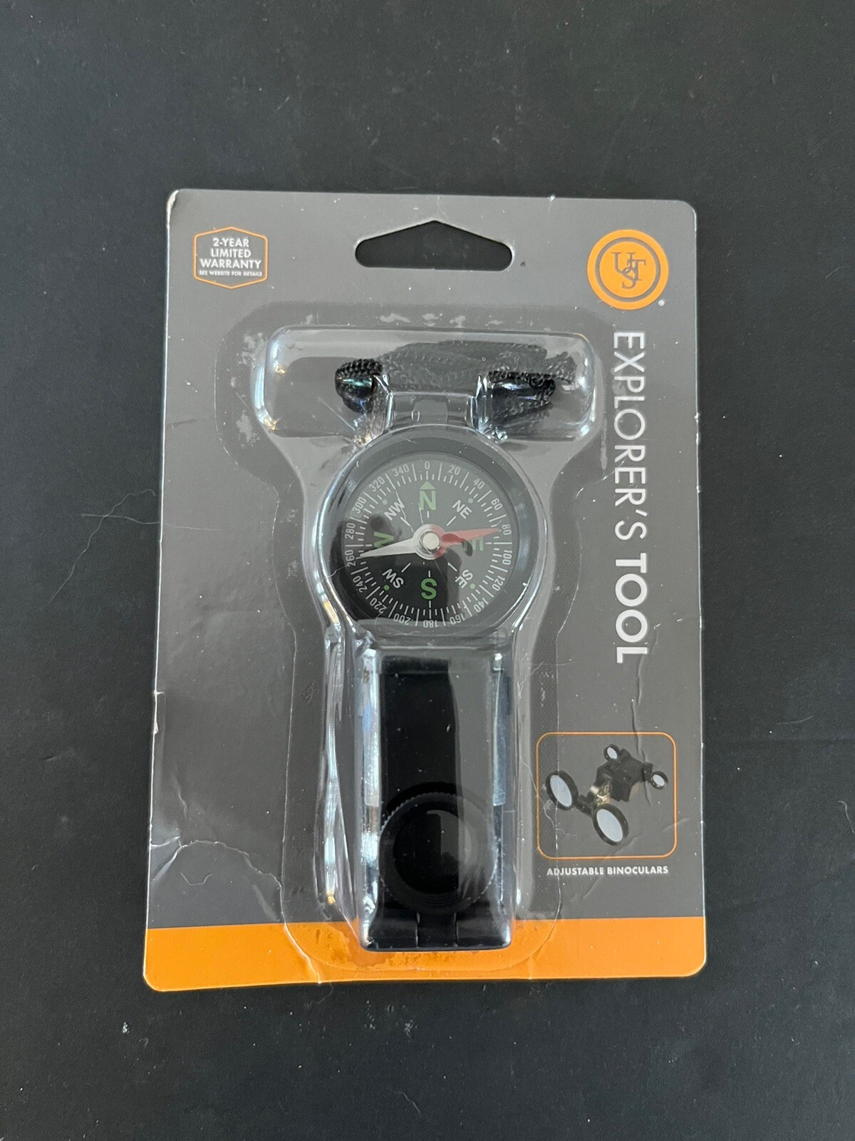 UST Explorer's Tool Compass, Binoculars & Magnifying Multi-Tool With Lanyard