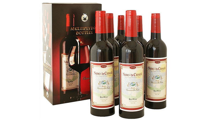 Multiplying Wine Bottles #6 Professional by Vincenzo Di Fatta Stage Magic